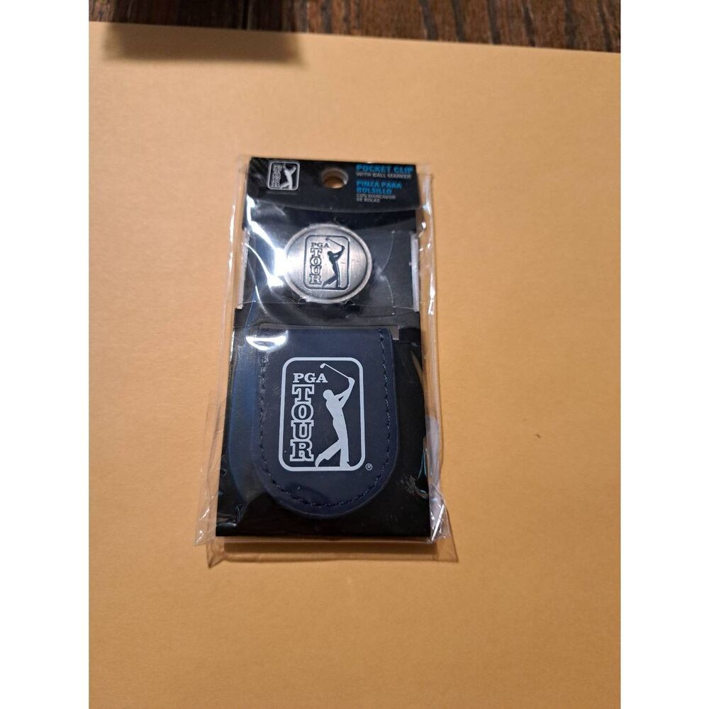 New PGA Tour Blue Pocket Clip with Ball Marker NWT Official Golf Accessory
